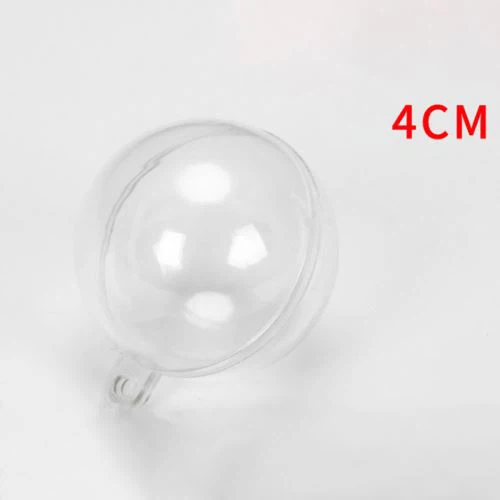 Διαφανείς κοίλες πλαστικές μπάλες